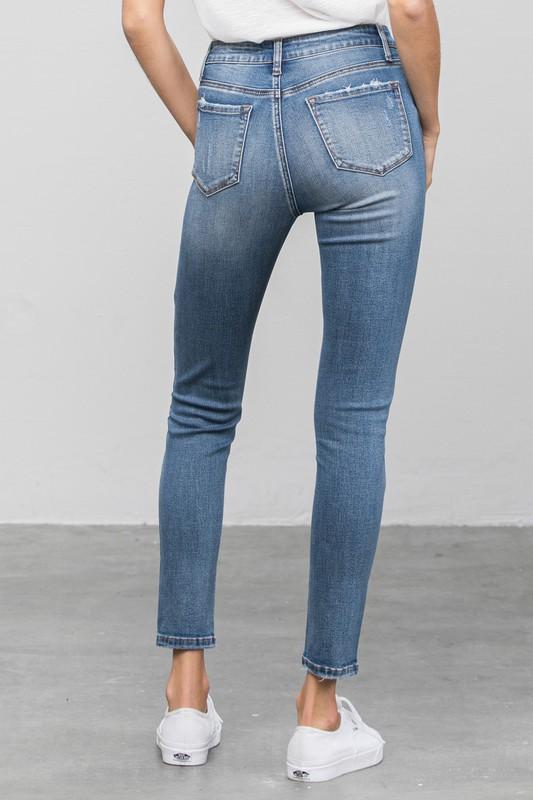 The Marie Mid-Rise Premium Basic Ankle Skinny Jeans by Insane Gene – Fate &