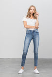 Mid-Rise Premium Basic Ankle Skinny Jeans - Fate & Co.
