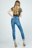 The Ky - High Rise Skinny Jean With Single Fold