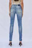 The Olivia: Mid- Rise Full Length Ankle Skinny Jeans