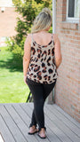 Be Scene Leopard Knit Tank Top - Fate & Co. This leopard print knit tank is one of a kind. It's the perfect stand alone statement top or can be layered beautifully under a blazer, cardigan or jacket! It features a relaxed fit, soft and lightweight stretch knit fabric, and a round hem with extended length. Pair it with your favorite black shorts or jeans and sandals for a classy yet fun summer look!  95% Polyester 5% Spandex  Color: Brown Leopard