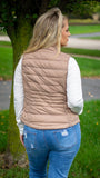 Vest are a definite Fall wardrobe essential before its time break out the heavy coats! This lightly padded thermal vest features a stand up collar, front zipper closure, fitted design and double pockets! This lined vest is made from ultra lightweight material and thin padding creating superb insulation and warmth. Compact size and carrying pouch included for easy transport. Wear over any classic long sleeve top or sweater for added warmth and style!   Color: Coco Brown